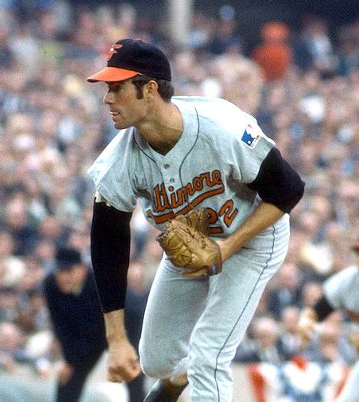 Baltimore Orioles Jim Palmer Cooperstown MLB jersey front view