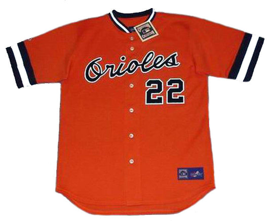 Baltimore Orioles Jim Palmer Cooperstown MLB jersey front view