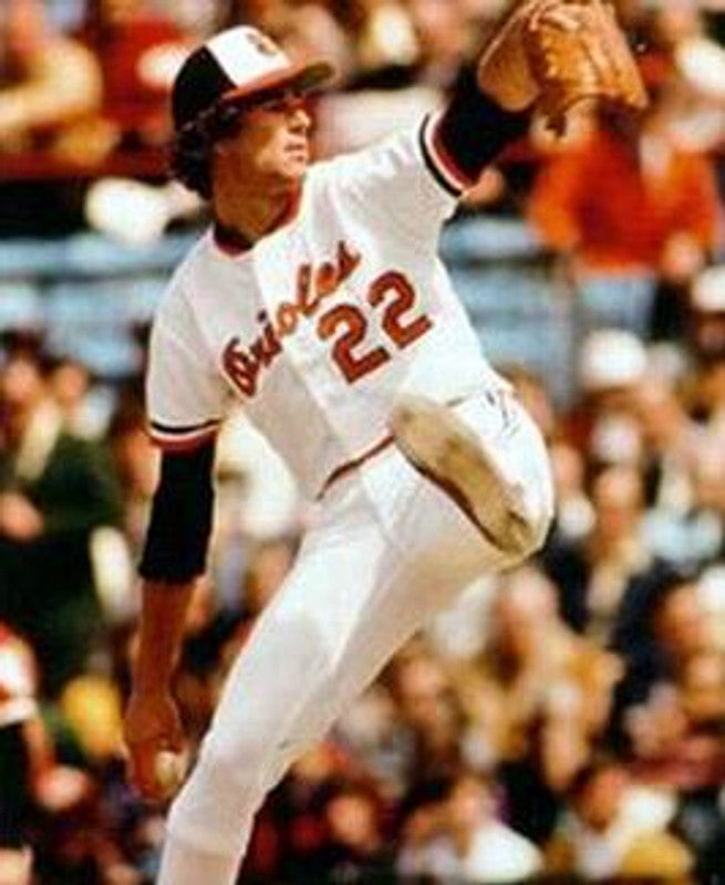 Baltimore Orioles Jim Palmer Cooperstown MLB jersey front view