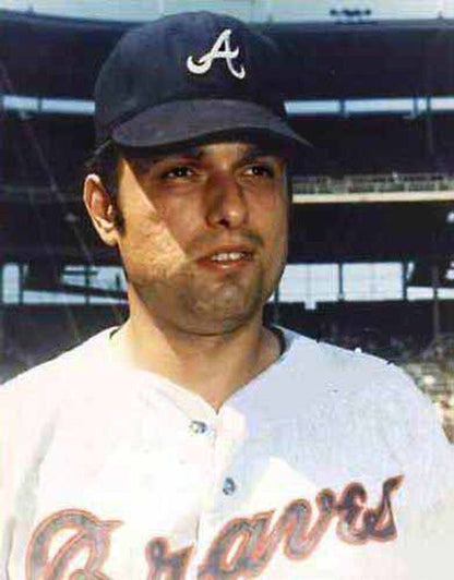 Atlanta Braves Milt Pappas MLB jersey front view