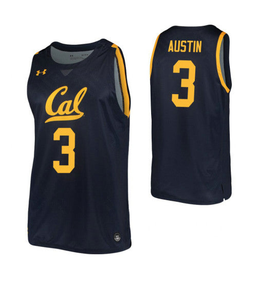 California Golden Bears 3 Paris Austin Navy College Basketball Jersey | Stitched Jersey RTJS 5181