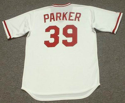 Cincinnati Reds Dave Parker Cooperstown MLB jersey front view