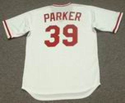Cincinnati Reds Dave Parker Cooperstown MLB jersey front view