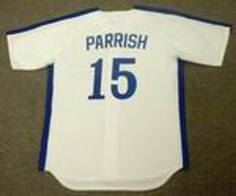 Montreal Expos Larry Parrish Cooperstown MLB jersey front view
