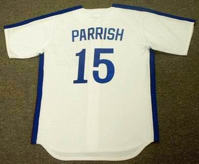 Montreal Expos Larry Parrish Cooperstown MLB jersey front view