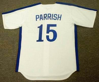 Montreal Expos Larry Parrish Cooperstown MLB jersey front view