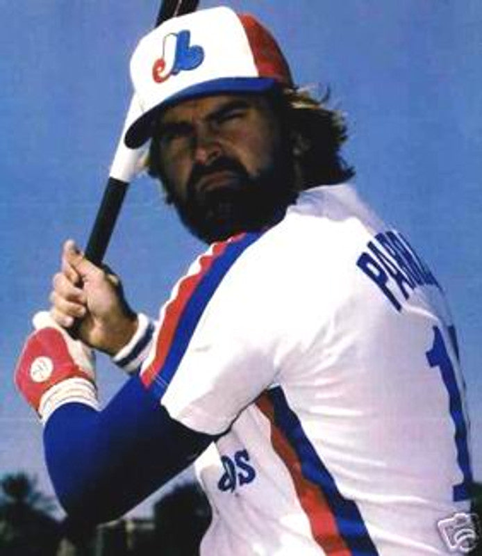 Montreal Expos Larry Parrish Cooperstown MLB jersey front view