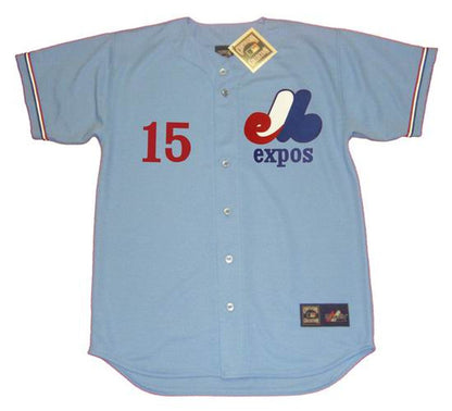 Montreal Expos Larry Parrish Cooperstown MLB jersey front view