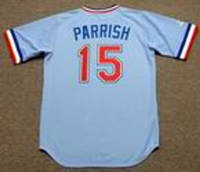 Texas Rangers Larry Parrish 1980s Cooperstown MLB jersey front view
