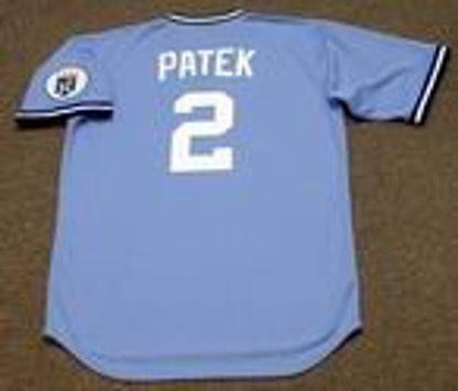 Kansas City Royals Freddie Patek Cooperstown MLB jersey front view