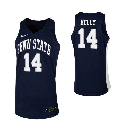 Penn State Nittany Lions #14 Patrick Kelly Navy College Basketball Jersey stitched college jersey