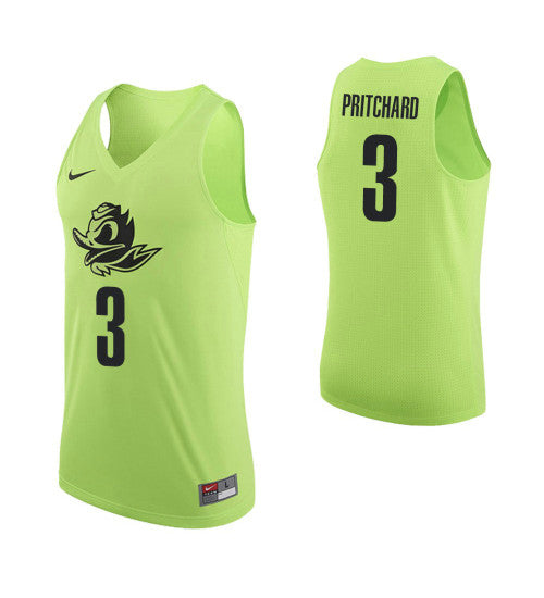 Oregon Ducks #3 Payton Pritchard College Basketball Jersey Apple Green stitched college jersey