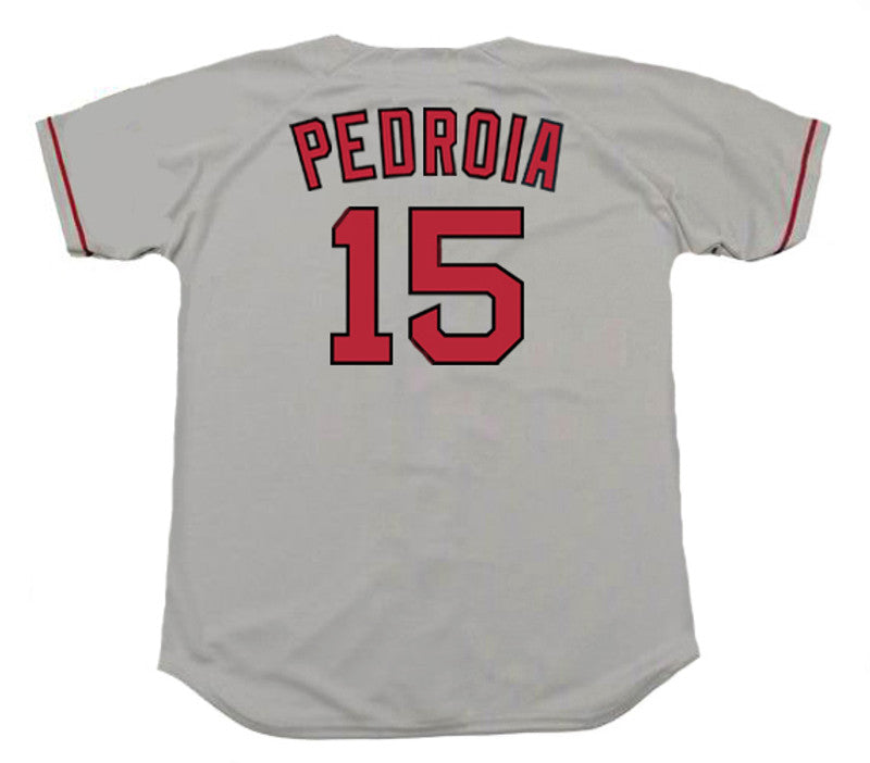 Boston Red Sox Dustin Pedroia MLB jersey front view