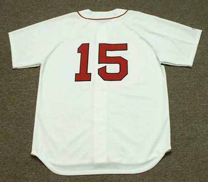 Dustin Pedroia Boston Strong Red Sox 2013 Home Throwback Baseball Jersey jersey front view