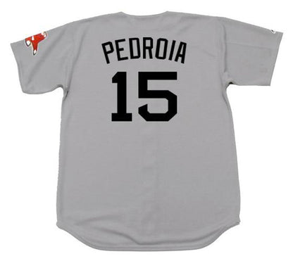 Boston Red Sox Dustin Pedroia MLB jersey front view
