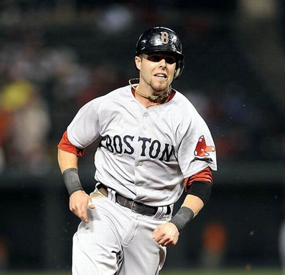 Boston Red Sox Dustin Pedroia MLB jersey front view