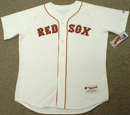 Boston Red Sox Dustin Pedroia MLB jersey front view