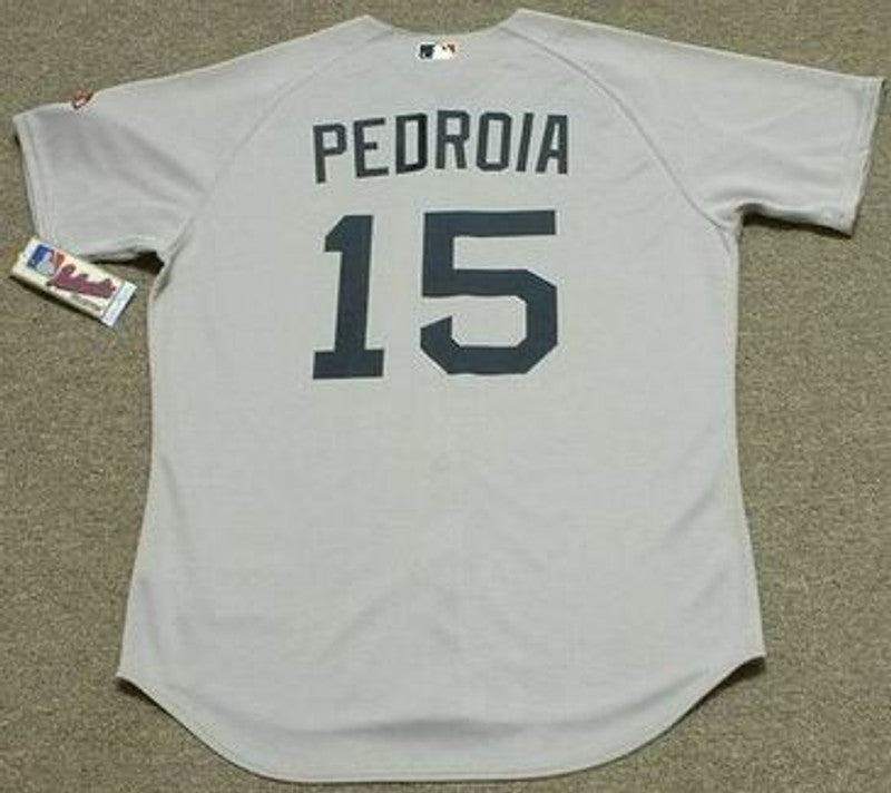 Boston Red Sox Dustin Pedroia MLB jersey front view