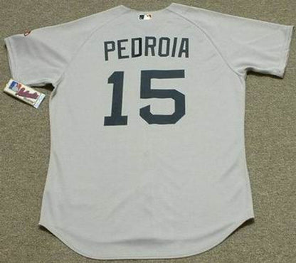 Boston Red Sox Dustin Pedroia MLB jersey front view