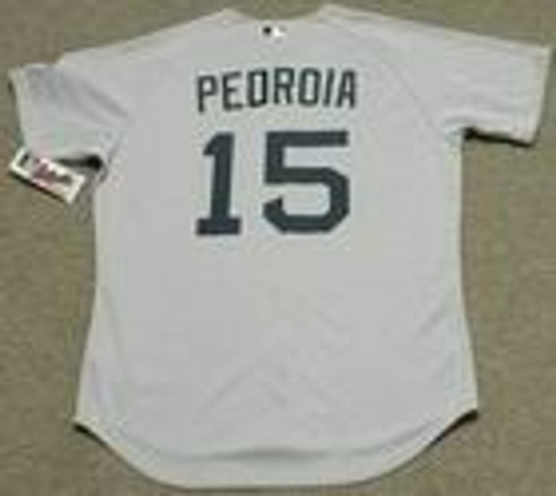 Boston Red Sox Dustin Pedroia MLB jersey front view