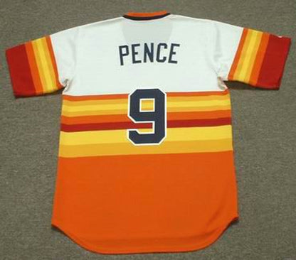 Houston Astros Hunter Pence 1980s Cooperstown MLB jersey front view
