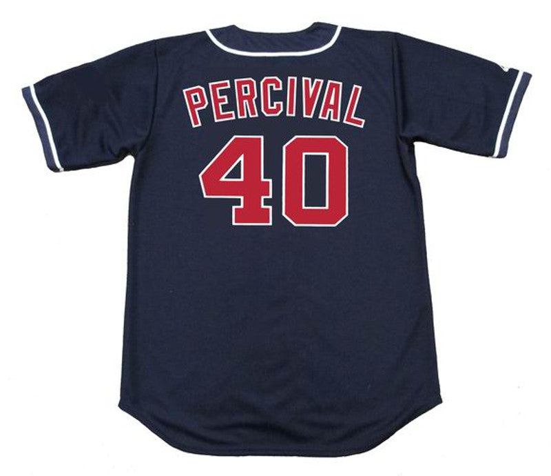 Troy Percival California Angels 1995 Throwback Alternate Baseball Stitched Jersey jersey front view