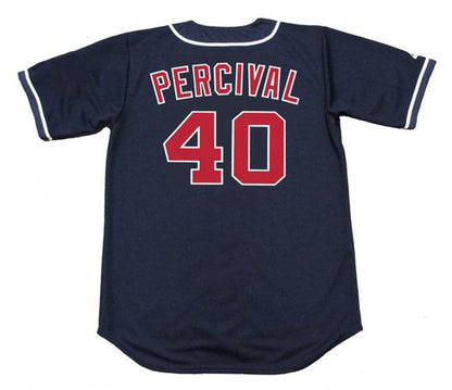 Troy Percival California Angels 1995 Throwback Alternate Baseball Stitched Jersey jersey front view