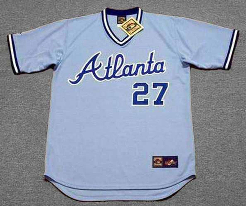 Atlanta Braves Pascual Perez MLB jersey front view