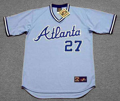 Atlanta Braves Pascual Perez MLB jersey front view