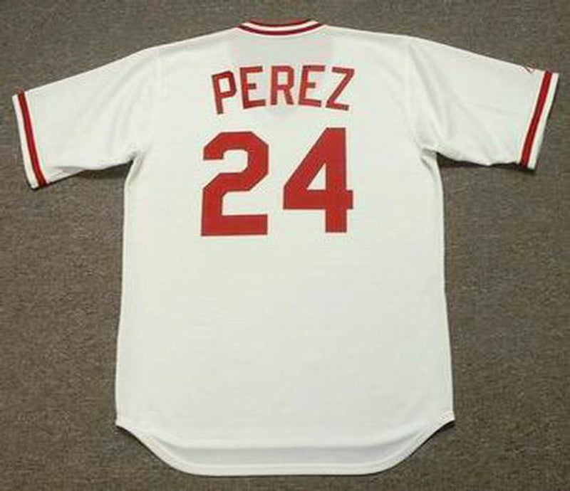 Cincinnati Reds Tony Perez Cooperstown MLB jersey front view