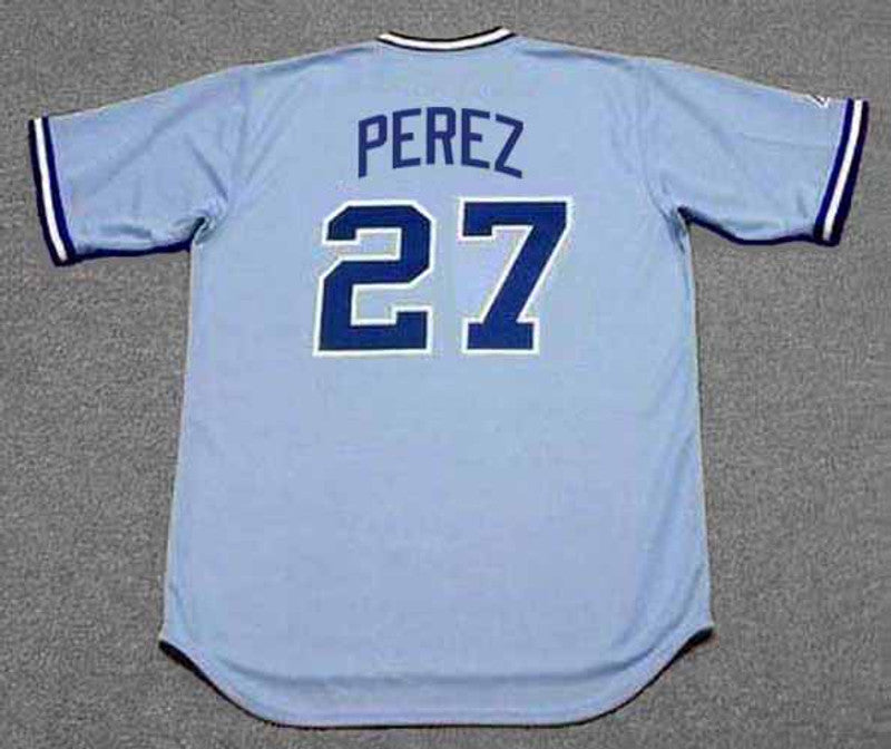 Atlanta Braves Pascual Perez MLB jersey front view