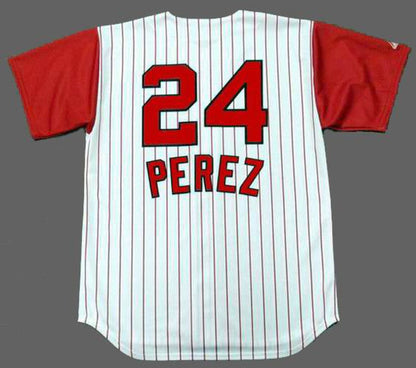 Cincinnati Reds Tony Perez 1960s MLB jersey front view