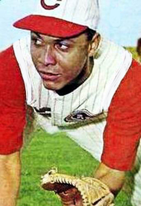 Cincinnati Reds Tony Perez 1960s MLB jersey front view