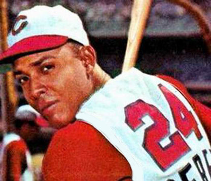 Cincinnati Reds Tony Perez 1960s MLB jersey front view