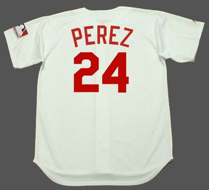 Cincinnati Reds Tony Perez Cooperstown MLB jersey front view