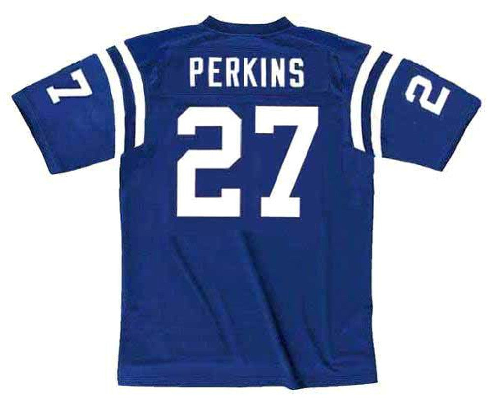 Ray Perkins Baltimore Colts 1970 Throwback Home Nfl Football Jersey jersey front view