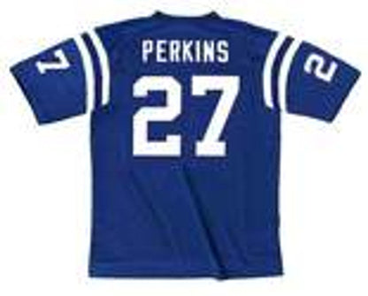 Ray Perkins Baltimore Colts 1970 Throwback Home Nfl Football Jersey jersey front view