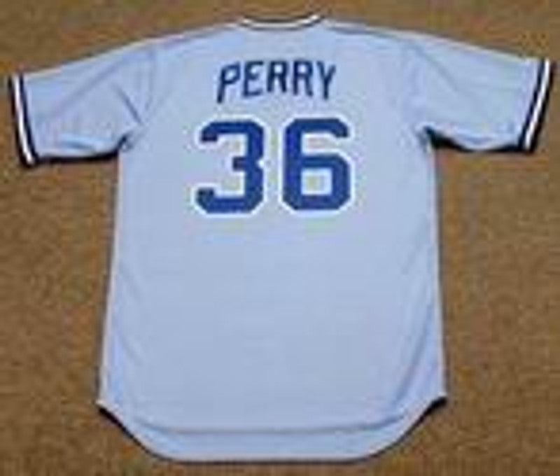 Atlanta Braves Gaylord Perry Cooperstown MLB jersey front view