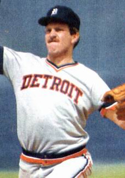 Detroit Tigers Dan Petry Cooperstown MLB jersey front view