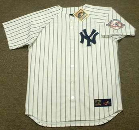 BW NYY 2003 Home Throwback Baseball Stitched Jersey, Vintage Baseball Jersey, Retro Sewn Jersey