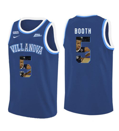 Villanova Wildcats 5 Phil Booth College Basketball Jersey Blue 5478 | Stitched Jersey RTJS 6270