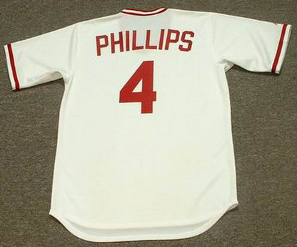 Cincinnati Reds Brandon Phillips 1970s Cooperstown MLB jersey front view