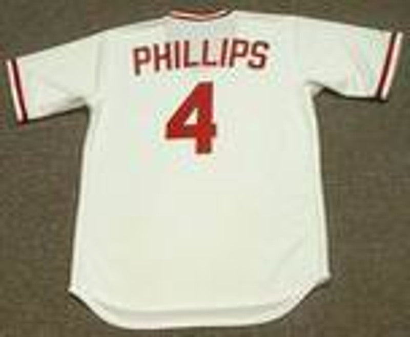 Cincinnati Reds Brandon Phillips 1970s Cooperstown MLB jersey front view