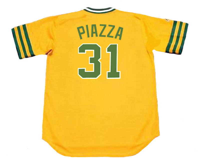 Oakland Athletics Mike Piazza MLB jersey front view