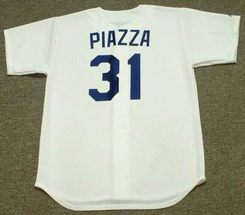 Los Angeles Dodgers Mike Piazza Cooperstown MLB jersey front view