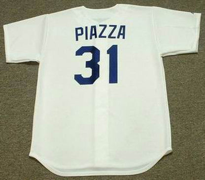 Los Angeles Dodgers Mike Piazza Cooperstown MLB jersey front view