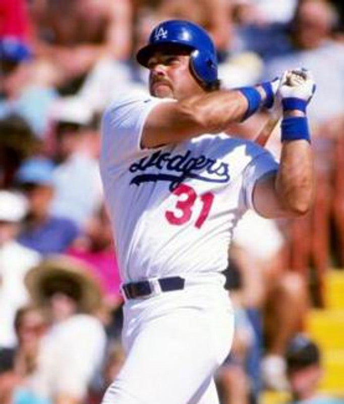 Los Angeles Dodgers Mike Piazza Cooperstown MLB jersey front view
