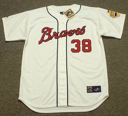 Ron Piche Milwaukee Braves 1963 Cooperstown Throwback Baseball Jersey jersey front view
