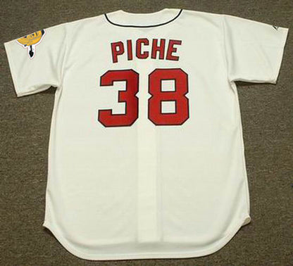 Ron Piche Milwaukee Braves 1963 Cooperstown Throwback Baseball Jersey jersey front view