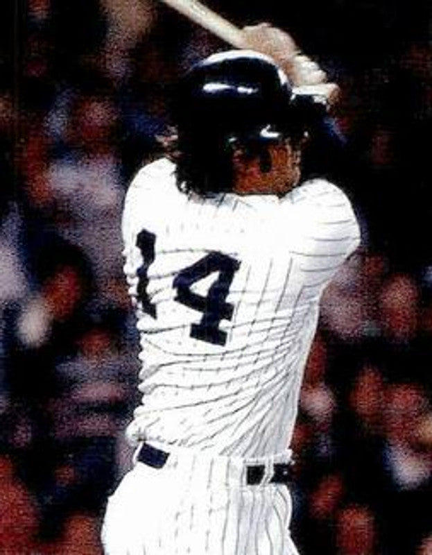 New York Yankees Lou Piniella Cooperstown MLB jersey front view